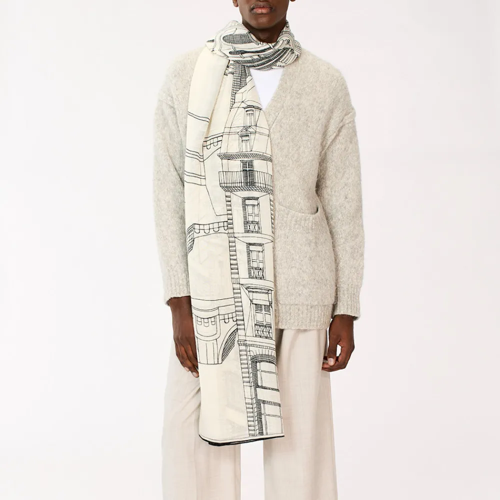 Women Inoui Editions - Echarpe Paris - Blanc