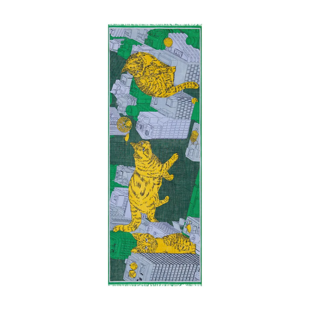 Women Inoui Editions - Echarpe Tokyo - Vert