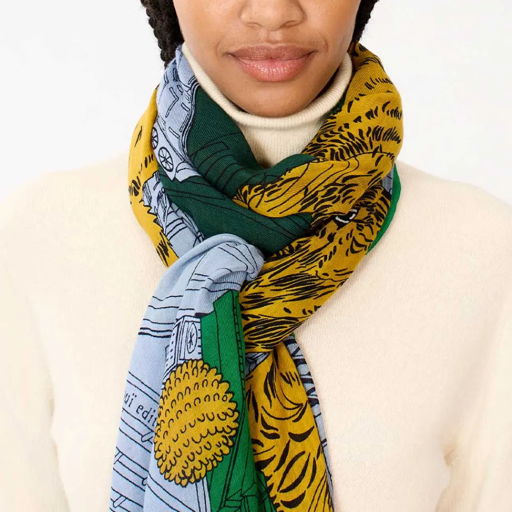 Women Inoui Editions - Echarpe Tokyo - Vert