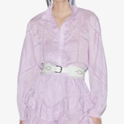 Women Isabel Marant - Chemise Gaia - Lila