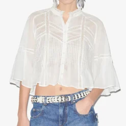 Women Isabel Marant - Chemise Gramy - Blanc
