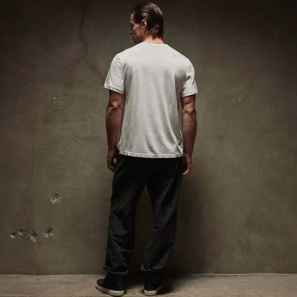James Perse - T-Shirt S/S Crew Neck - Blanc