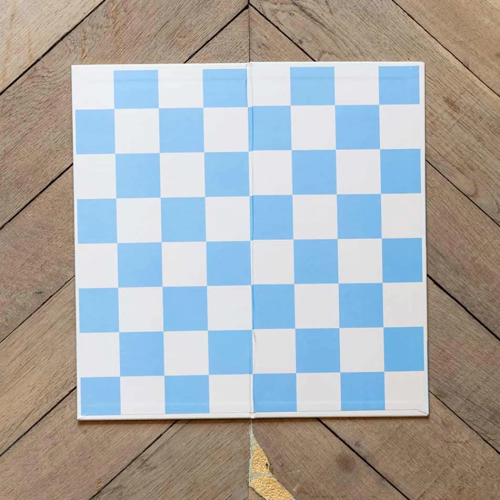 Kids 1156 KUBBICK Jeu Échecs Bleu / Blanc graphique