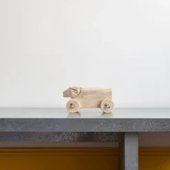 Kids 199 ATMOSPHERE D AILLEURS Jouet - Cheval en bois Ă roulettes