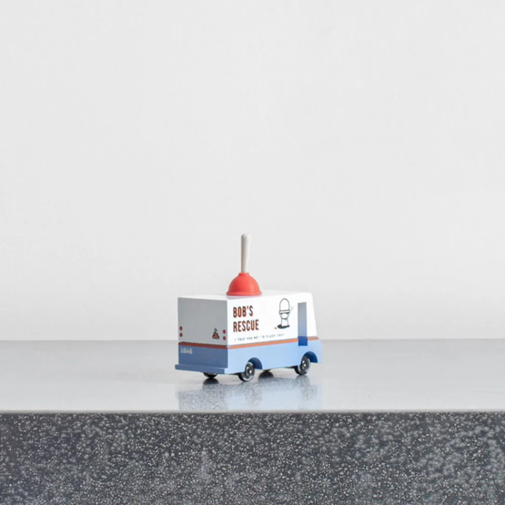 Kids 1499 CANDYLAB Jouet en bois - Camion de plombier