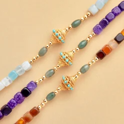Women JUHU - Collier Ness - Marron