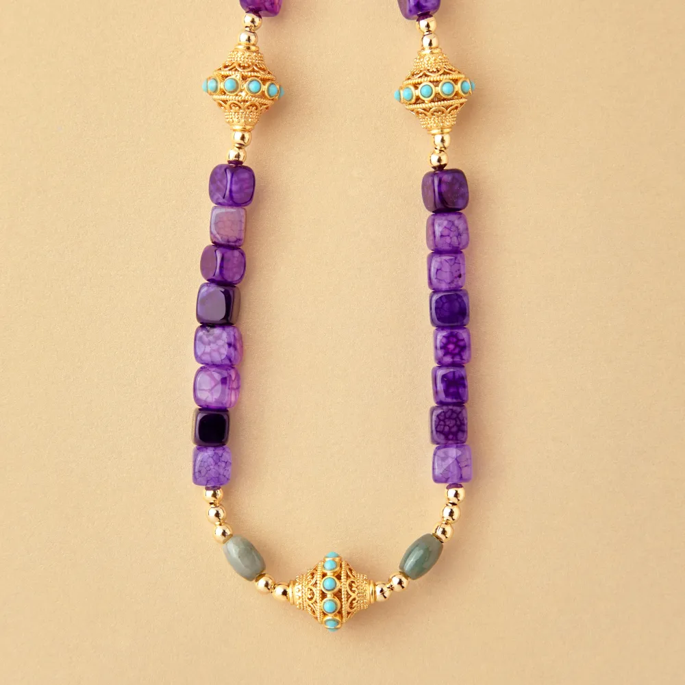 Women JUHU - Collier Ness - Violet