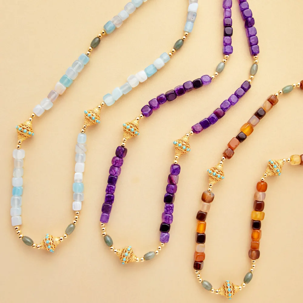 Women JUHU - Collier Ness - Violet