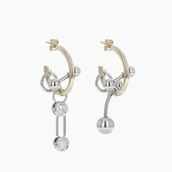 Women Justine Clenquet - Boucles d'oreilles Debbi - Doré