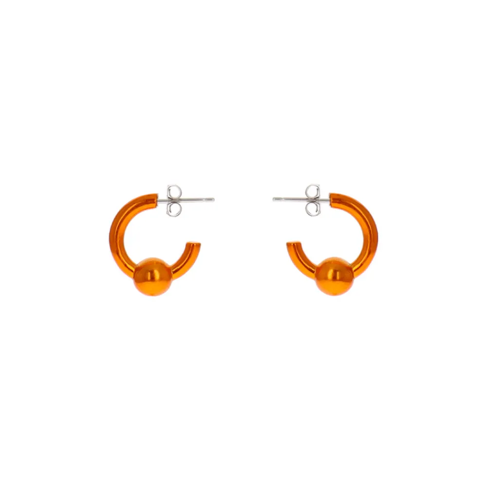 Women Justine Clenquet - Boucles d'oreilles Sam - Orange