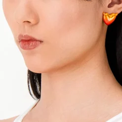 Women Justine Clenquet - Boucles d'oreilles Devil - Orange