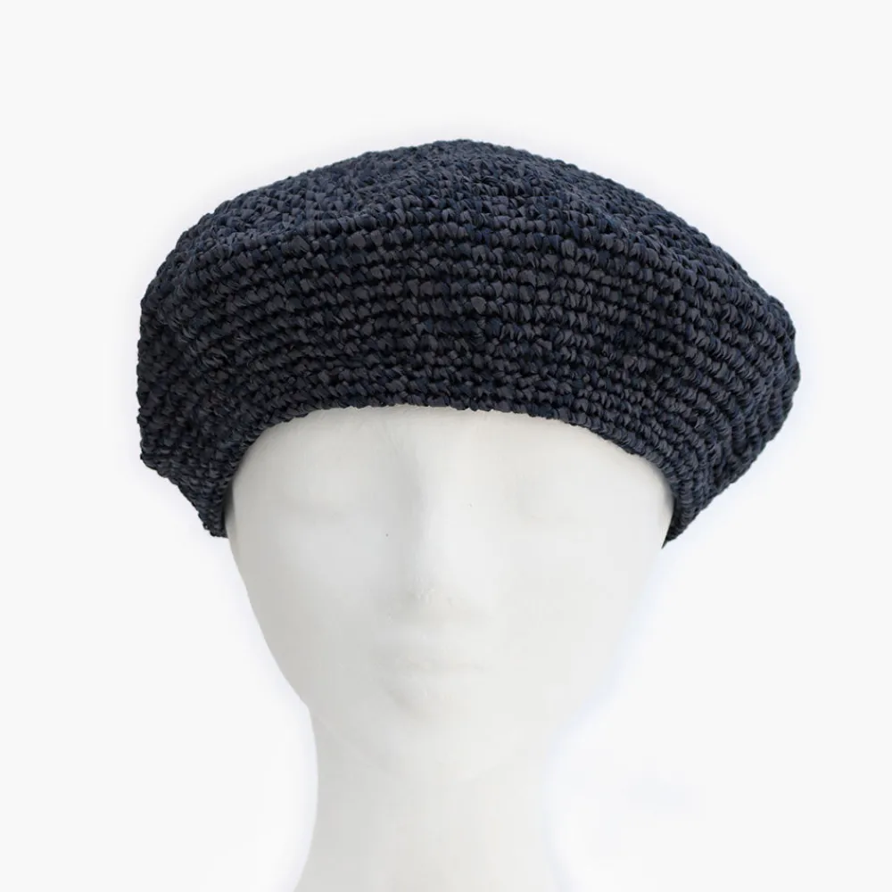Women KARAKORAM - Béret en crochet - Marine