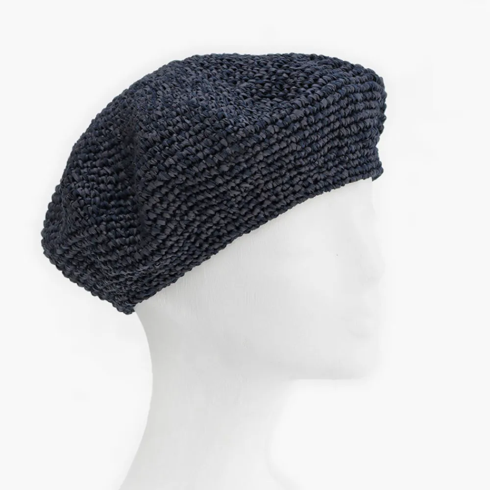 Women KARAKORAM - Béret en crochet - Marine