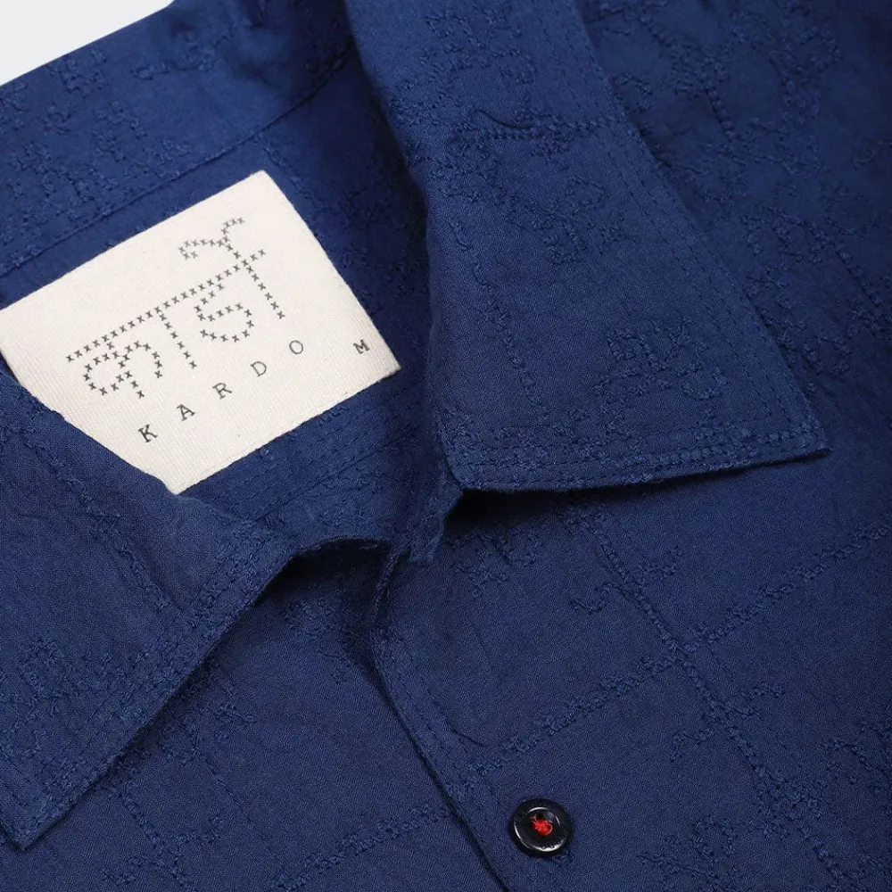 KARDO - Chemise Chintan - Bleu