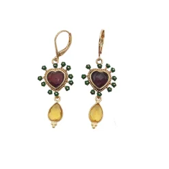 Women LA2L - Boucles d'oreilles Sacha Exvoto - Vert