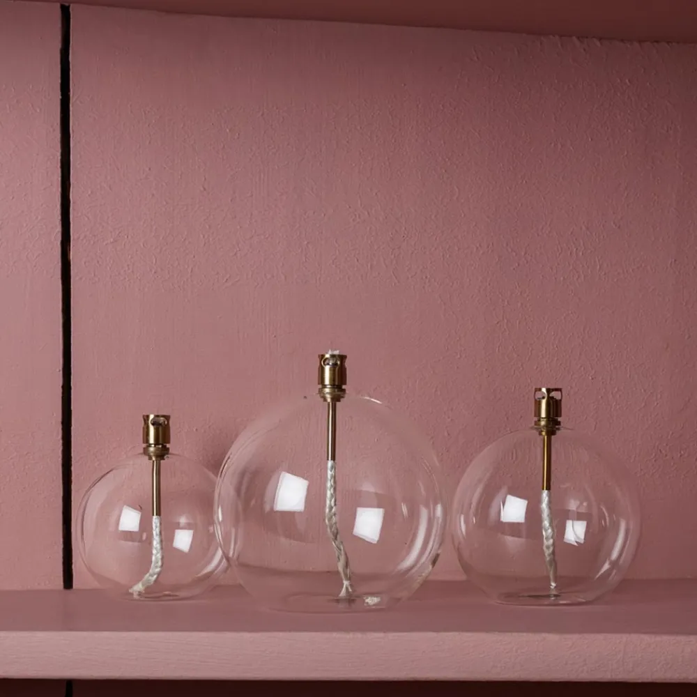 1062 PERIGLASS Lampe à huile - Ronde