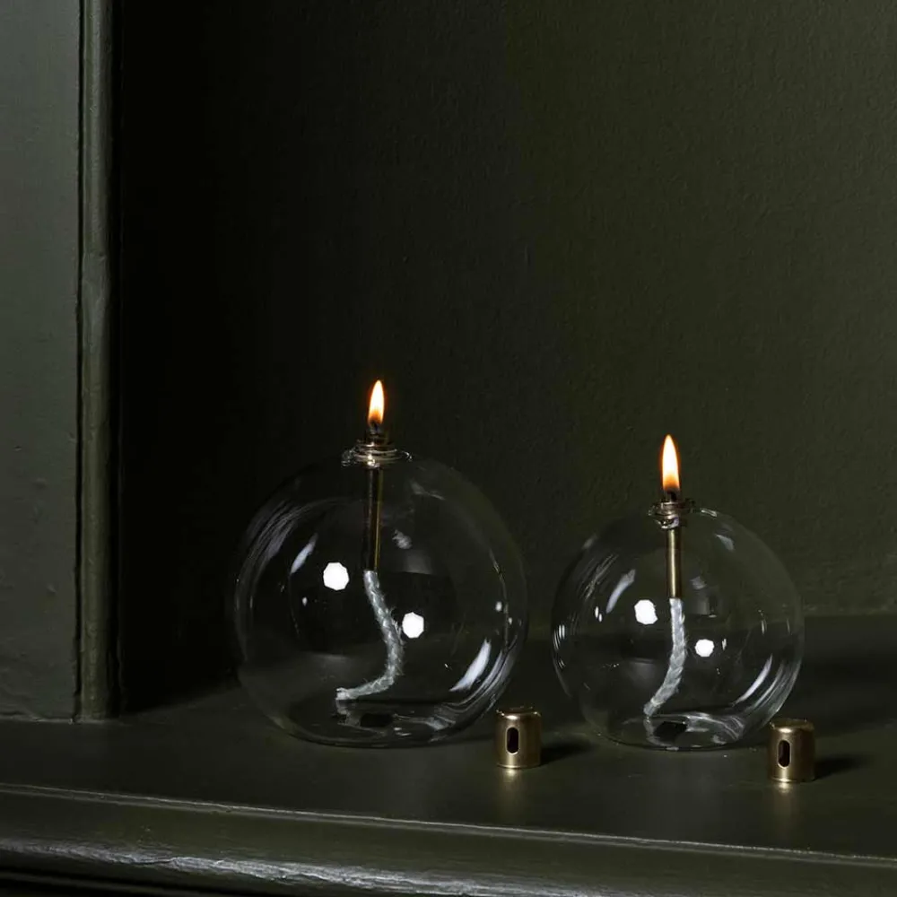1062 PERIGLASS Lampe à huile - Ronde