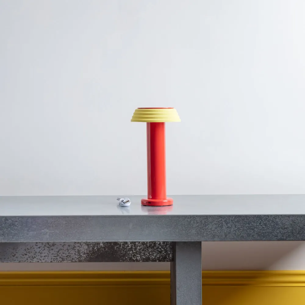 2024 SOWDEN Lampe portable rechargeable - Rouge Jaune - Sowden