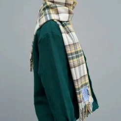Women Later - Echarpe Tartan - Jaune