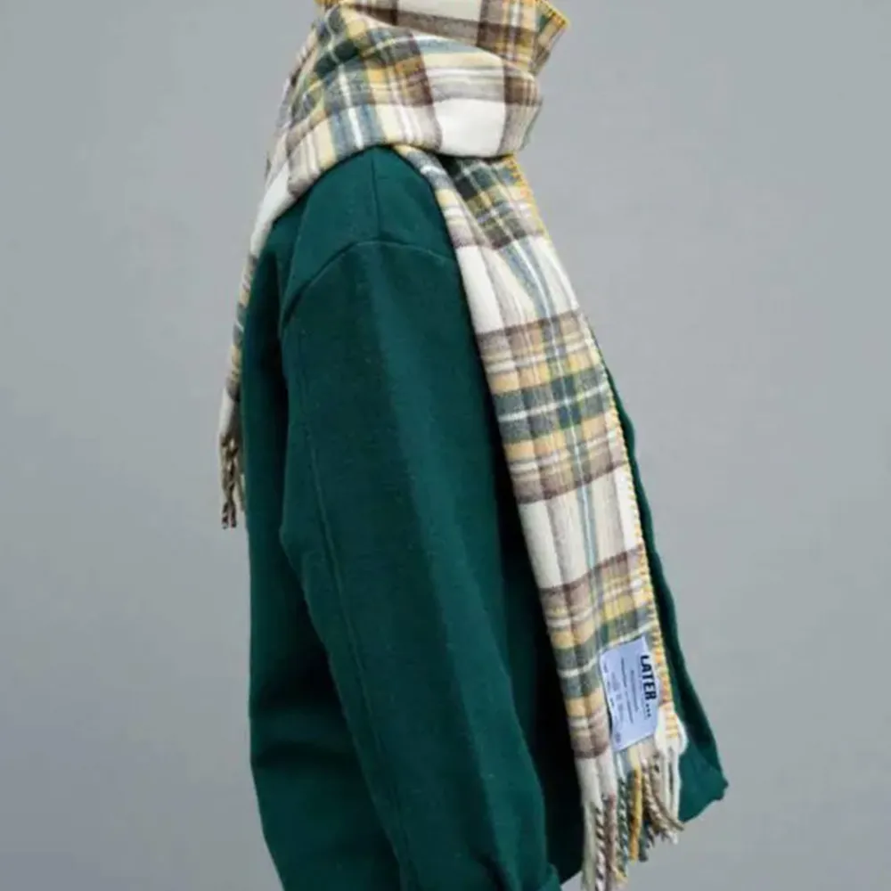 Women Later - Echarpe Tartan - Jaune