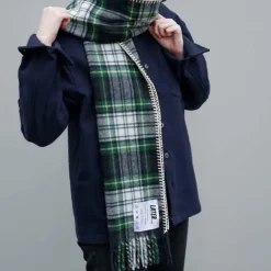 Women Later - Echarpe Tartan - Vert