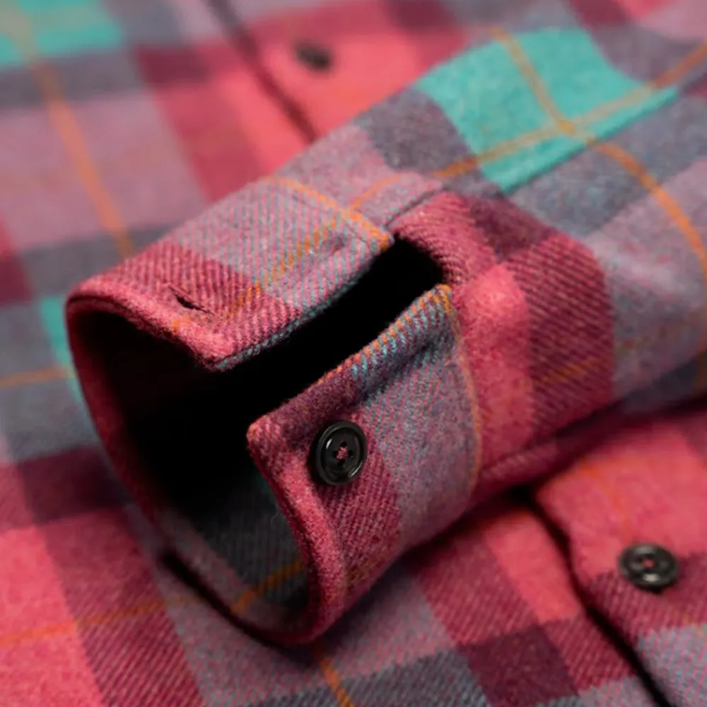 Later - Veste Surchemise - Bleu/Rose