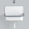 1179 STOCK B Lavabo acier bordure noir