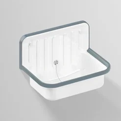 1179 STOCK B Lavabo acier bordure noir