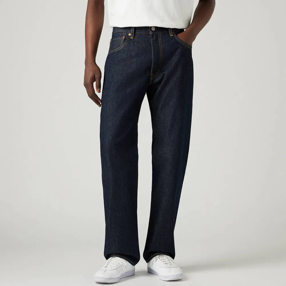 Levis Levi's - Jeans 555 Relaxed Straight - Bleu Marine