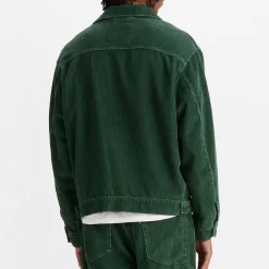Levis Levi's - Veste Trucker Velours Sunrise - Vert