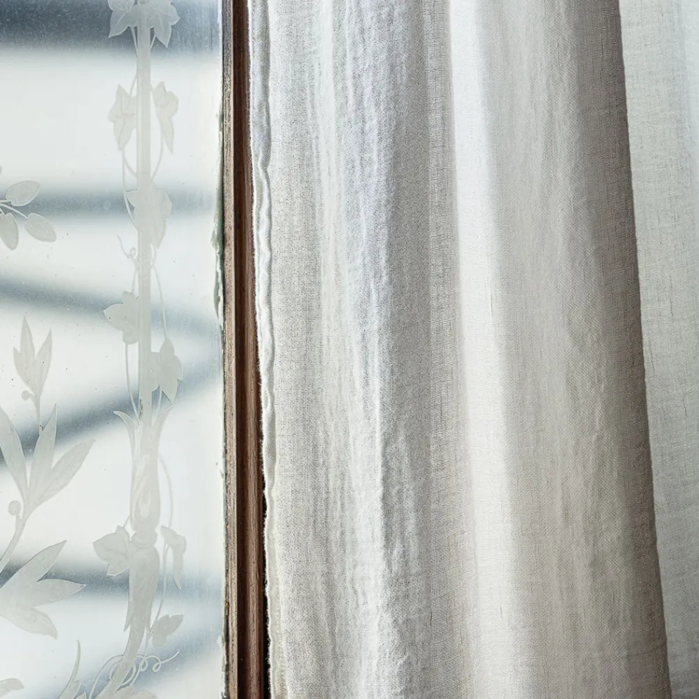 200 LINTEX Linen & cotton voile - Optical White
