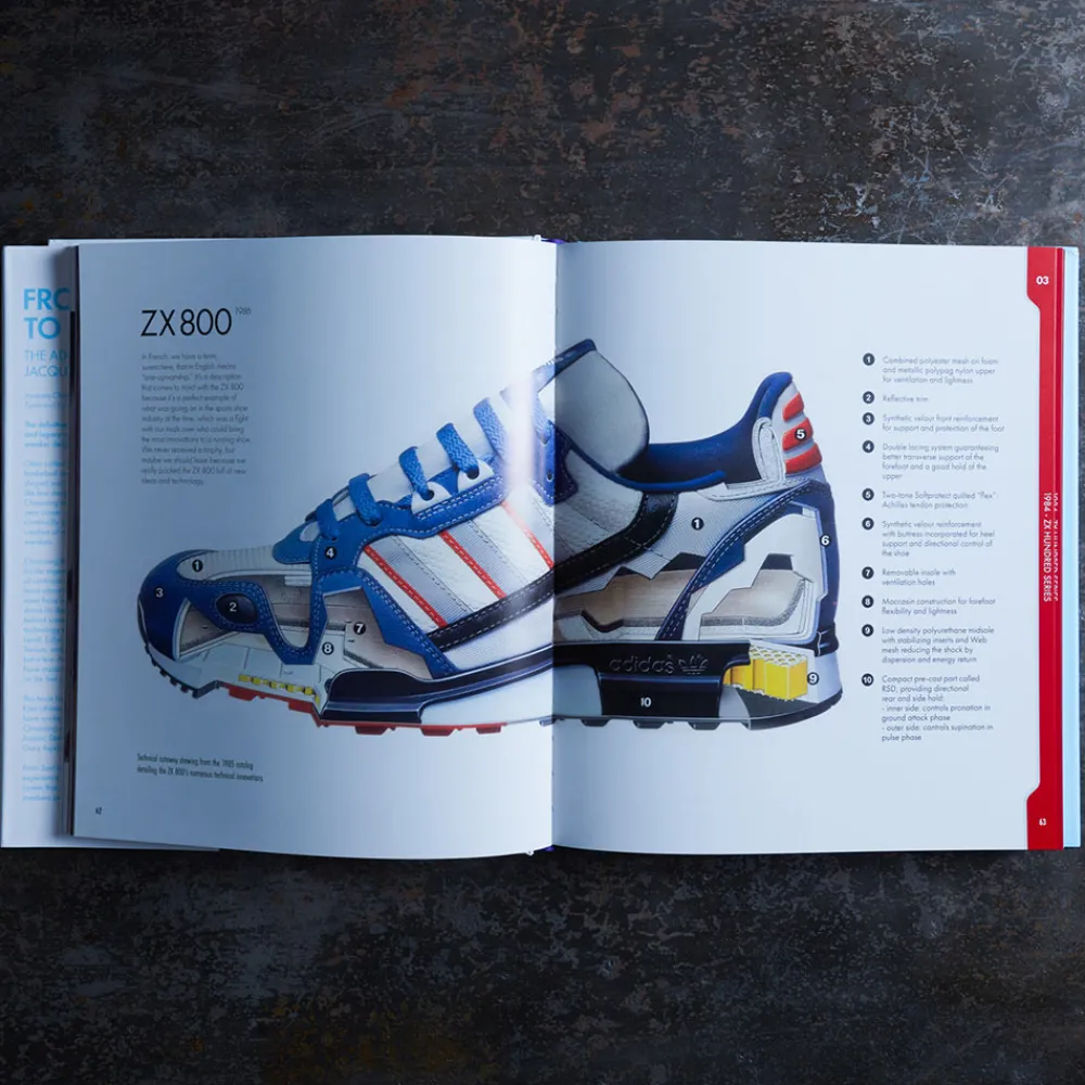 748 MARSTON BOOK SERVICES Livre - From Soul to Sole, the Adidas sneakers of Jacques Chassaing