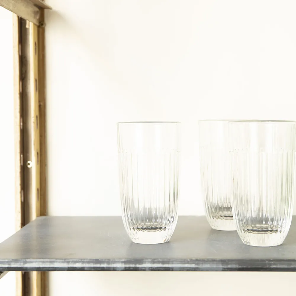 115 LA ROCHERE Long drink en verre pressé - Ouessant