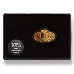 Women MACON & LESQUOY Macon & Lesquoy - Broche - Chapeau de paille