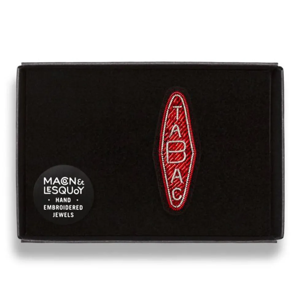Women MACON & LESQUOY Macon & Lesquoy - Broche - Carotte tabac
