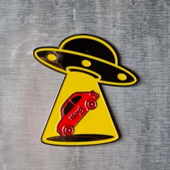 2213 HEYANG Magnet en métal Merci UFO - Fiat 500