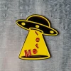 2213 HEYANG Magnet en métal Merci UFO - Merci