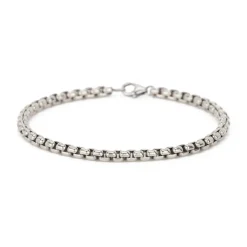 Women MARA SCALISE - Bracelet Box Chain - Silver