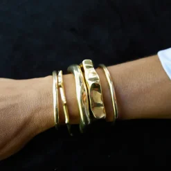 Women MARA SCALISE - Bracelet Raw Chunky Spike - Gold