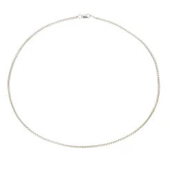 Women MARA SCALISE - Collier Thin Box Chain - Silver