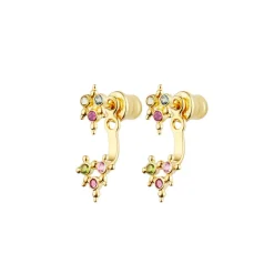 Women MARIE LAURE CHAMOREL - Boucles d'oreilles n°579 - Gold Multico