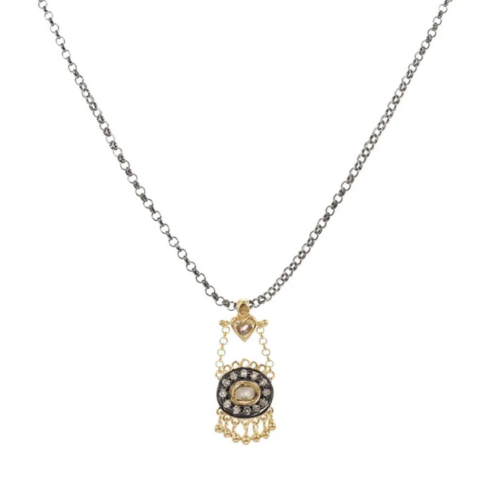 Women MARIE LAURE CHAMOREL - Collier n°893 - Ruthenium