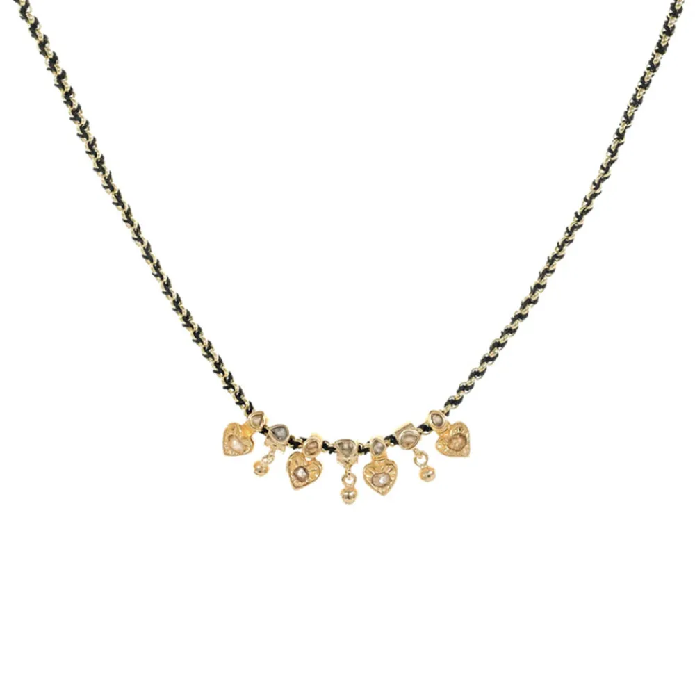 Women MARIE LAURE CHAMOREL - Collier n°902 - Gold Black