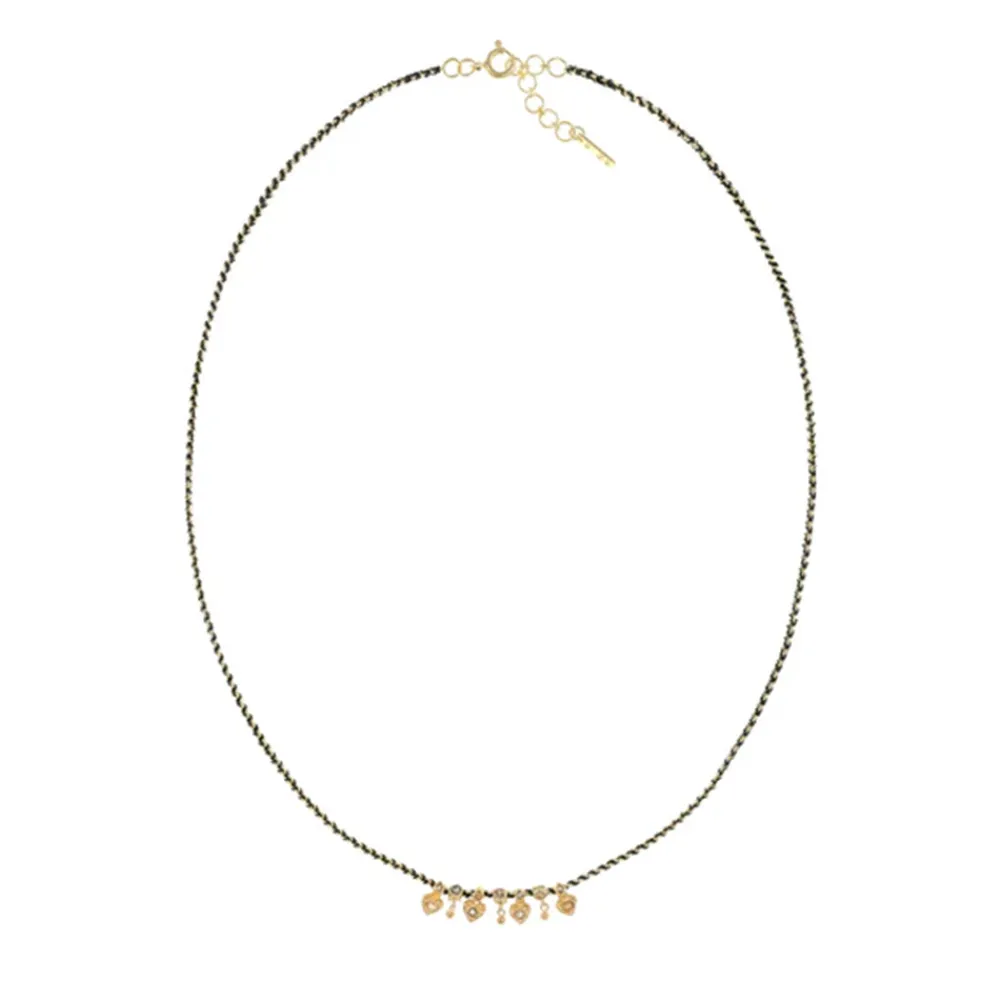 Women MARIE LAURE CHAMOREL - Collier n°902 - Gold Black