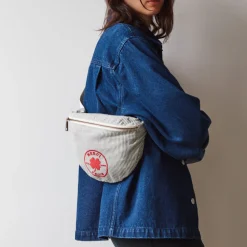 2102 VJ SOURCING Merci - Banane en canvas - Rayures Bleu