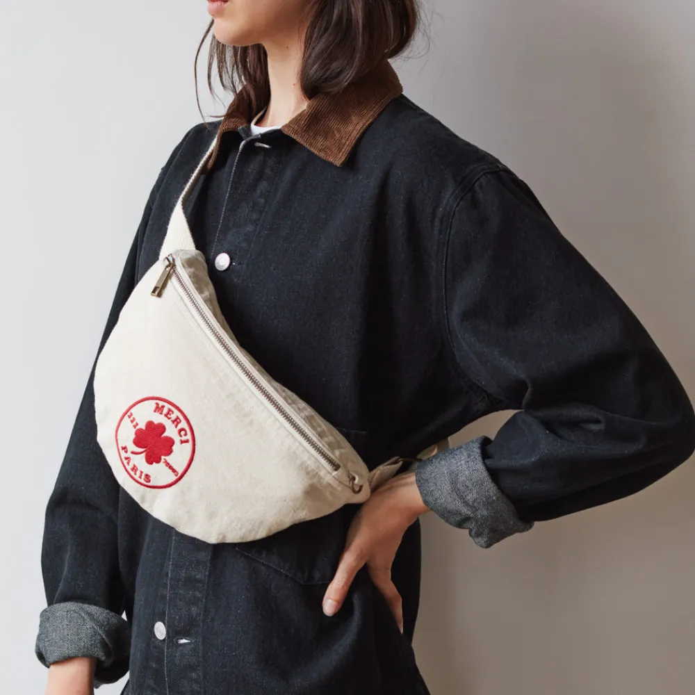 2102 VJ SOURCING Merci - Banane en canvas - Naturel