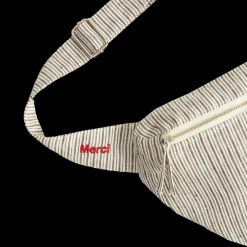 200 LINTEX Merci - Banane To Go en lin - Rayures Chemise Brun Posillipo