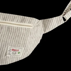 200 LINTEX Merci - Banane To Go en lin - Rayures Chemise Brun Posillipo
