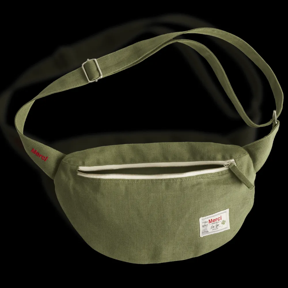 200 LINTEX Merci - Banane To Go en lin - Vert d'Anduze