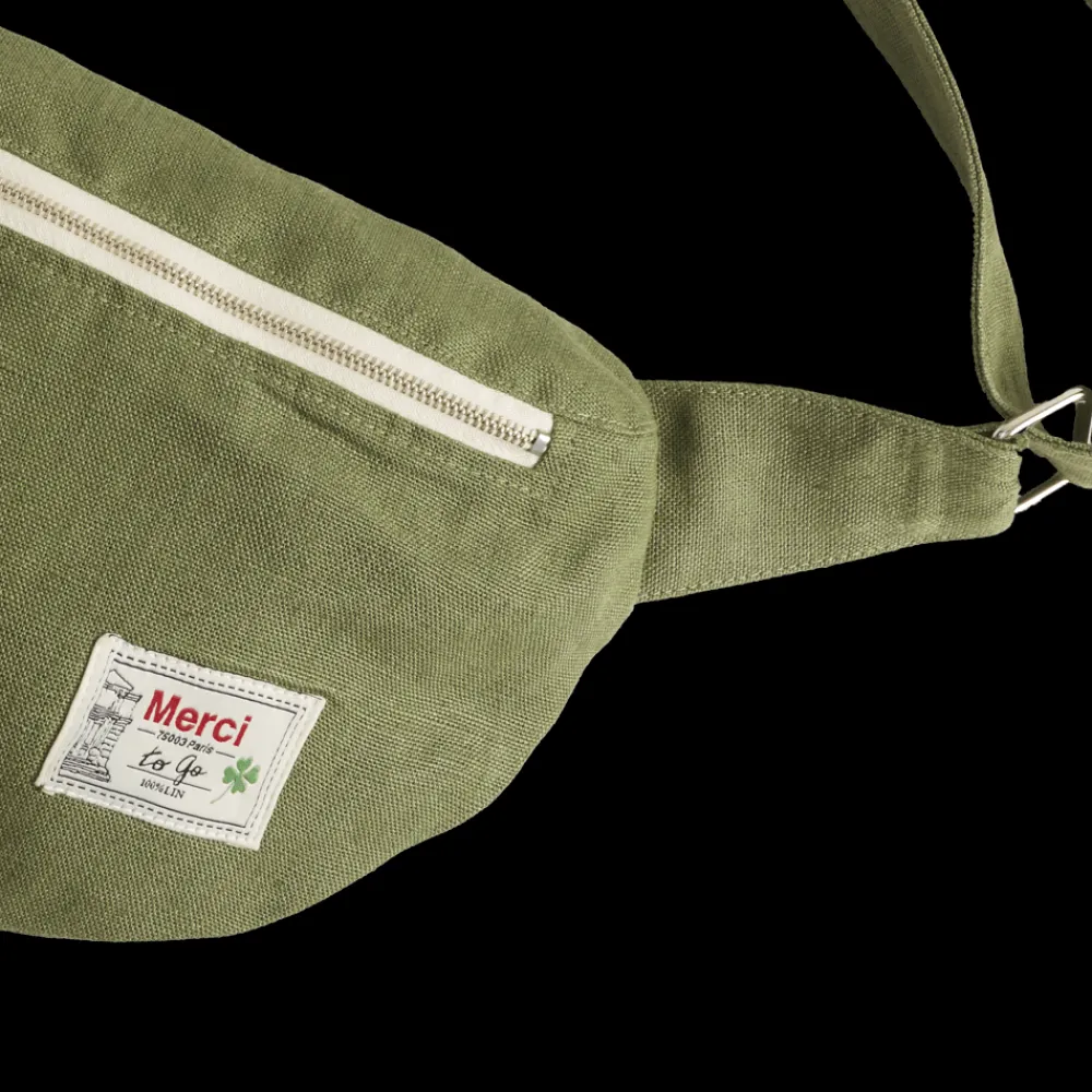 200 LINTEX Merci - Banane To Go en lin - Vert d'Anduze